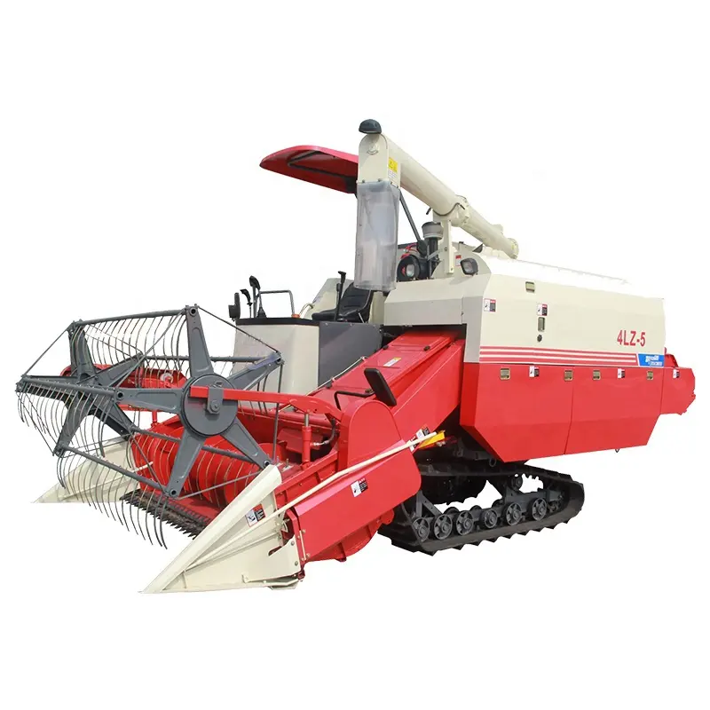 En iyi satış tarım makineleri 2.2 metre geniş 4LZ-5 mini ride-on çeltik pirinç hasat birleştirmek