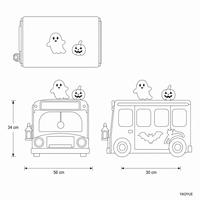 Maison pour chat en carton ondulé en forme d'autobus de nuit, griffoir et grotte intérieure avec toit et plateau à griffer
