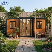 Maison conteneur extensible de 20 pieds prête à vivre, à vendre, mini-maison préfabriquée mobile pour jardin avec cuisine et toilettes