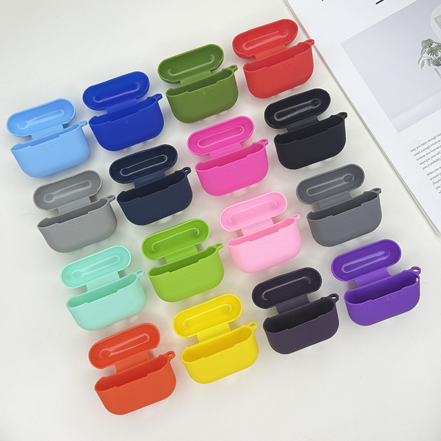 Anti-lost Silicone Protective Sleeve Shockproof Wireless Earphone Case for Apple Airpods Pro 3 2 1 Earbuds Storage Cover