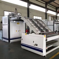 Machine à plastifier pour flûte contre collage carton Ondule E et B Plastifieuse