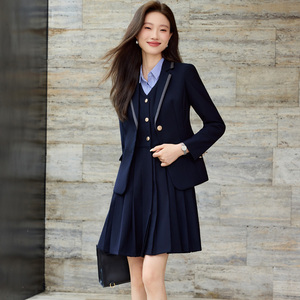 Traje chaleco vestido traje mujer primavera y otoño 2025 nuevo <span class=keywords><strong>uniforme</strong></span> escolar académico británico JK <span class=keywords><strong>uniforme</strong></span> de jardín del maestro - Product Image 2