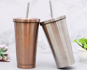 Nuevo color personalizado Eco amigable 18/8 taza <span class=keywords><strong>de</strong></span> café <span class=keywords><strong>de</strong></span> acero inoxidable taza <span class=keywords><strong>de</strong></span> viaje al vacío botella al aire libre con pa - Product Image 3