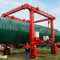 Grue à portique sur pneus de 100 tonnes pour la manutention de conteneurs portuaires