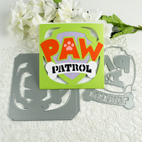 AAGU metallo taglio Die Scrapbook in rilievo modello di Album artigianale carta d'invito sfondo Scrapbooking Craft muore