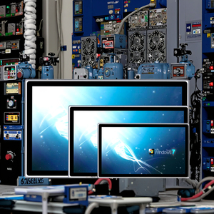 JaKange Fanless工業用パネルPC豊富なポートインターフェースフル表面タッチスクリーンフロントパネルIP65付き - Product Image 2