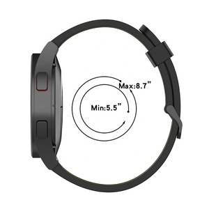 Nueva correa de silicona de 20mm para <span class=keywords><strong>Samsung</strong></span> Galaxy watch5 Original No Gap Sports Bracelet para <span class=keywords><strong>Samsung</strong></span> <span class=keywords><strong>Active</strong></span> <span class=keywords><strong>2</strong></span> <span class=keywords><strong>correas</strong></span> de reloj de repuesto - Product Image 5