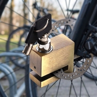 Antivol de disque de frein de moto en fer de haute qualité, anti-perçage, avec clé de sécurité, broche de 5,5 mm