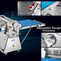 Nouvelle machine à laminer semi-automatique à haute productivité pour la pâte à croissants au maïs et à la farine, prise américaine pour boulangerie