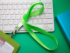 <b>Custom</b> Full Color Printing Polyester Lanyards <b>Keychain</b> with Card Holders Promotional Wristbands with Logo Approval From Factory - Product Image 2