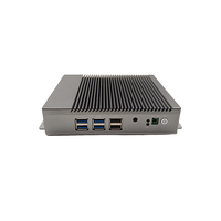 Mini PC industriel intégré EVUC, PC sans ventilateur, Intel 12e génération 4 cœurs N100 avec Win10 11 Linux Os Ordinateur personnel de bureau