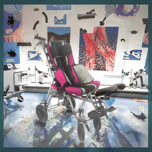 Sedia a rotelle manuale per bambini pieghevole per bambini Scooter per la mobilità pediatrica per disabili handicappati Baby <span class=keywords><strong>Trotter</strong></span> per passeggiare - Product Image 6
