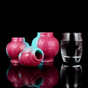 YOCY New Toy Dog Knot Soft Silicone Flexible Penis Sleeves Dog Simulation Sex Toy Half Sleeves <b>for</b> Adult <b>Men</b> - Product Image 3