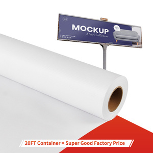 Đen xám trắng trở lại bóng 440g <span class=keywords><strong>frontlit</strong></span> Matt bóng <span class=keywords><strong>PVC</strong></span> Flex Tarpaulin biểu ngữ in ấn - Product Image 6