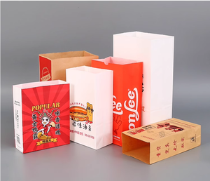 Wholesale Food Grade Paper Bag Sandwiches Hot <strong>Dogs</strong> Fruit and Vegetable Packaging Brown or White Kraft Paper Bags of High Quality - Product Image 3