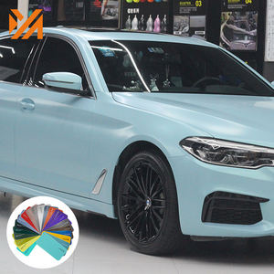 Rouleau de papier d'autocollants de carrosserie en PVC super extensible Film métallique mat de voiture Vinyle d'emballage adhésif - Product Image 4