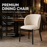 Chaise de salle à manger rembourrée de luxe moderne, confortable, design, pour hôtel, restaurant, mobilier commercial