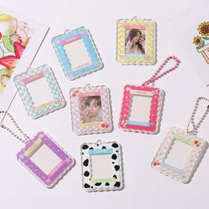 Porta-retratos de Plástico Acrílico Personalizado, Amostra Grátis, Suporte para PC, Chaveiros, Porta-Cartões Transparente - Product Image 6