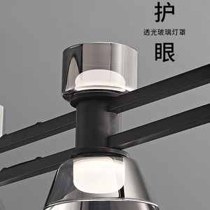 Italian High-<b>End</b> Minimalist Glass Strip Light Fixture Modern Dining Room Chandelier Creative Home Pendant Light for <b>Bar</b> Counter - Product Image 6