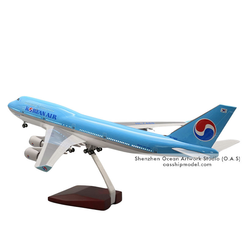 747 Korean Air Aircraft Model