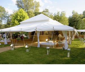 La mejor tienda Mughal blanca romántica de fabricación, Mandap clásico moderno para fiestas de boda, recién llegado, decoraciones de lona para exteriores - Product Image 3