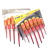 Accepter la personnalisation oem kit d'outils de réparation électrique 1000v vde jeu de tournevis d'électricien isolé