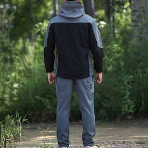 Комплект куртка и брюки с флисовой подкладкой, водонепроницаемый, теплый, камуфляжный, тактический, из софтшелла, для мужчин, прямые поставки с фабрики - Product Image 5