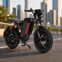 Vélo électrique 750W 48V 15AH avec écran LCD gris, double suspension, conduite confortable, trajets quotidiens sans effort, déplacement fluide sur les routes, vélo électrique