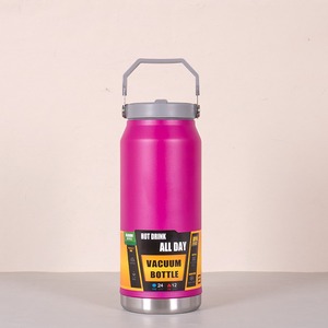1600ml Vacuum Insulated Stainless Steel Water Bottle Tumbler Double Wall Travel <b>Cup</b> All Day Hot <b>Cold</b> - Product Image 3