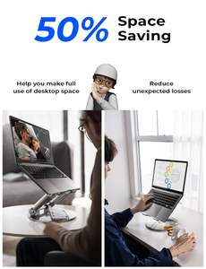 Soporte Portátil para Laptop LISEN, Elevador Universal para Computadora, Soporte Plegable para <span class=keywords><strong>Notebook</strong></span>, Ligero, para Viajes y Negocios - Product Image 4