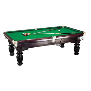 Table de billard classique de 9 pieds avec plateau en marbre volcanique et cadre en bois de haute qualité, accessoires de billard complets inclus - Product Image 1