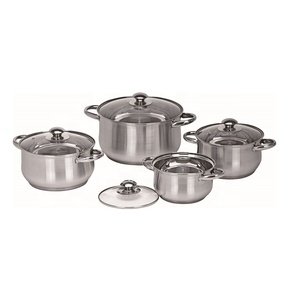 <strong>Induction</strong> Cookingware Cooking Cookware Soup Stainless Steelpot Sets and Pan Set Cookware for Outdoor - Product Image 1