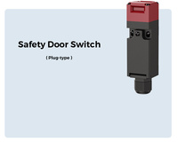 Interruptor de Seguridad Electromecánico Pequeño Sakady con Fuerza de Retención, Clasificación IP67, 24V/240V, Autoinstalación para Puertas