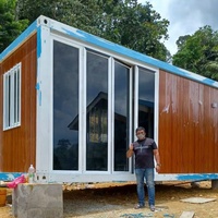 Maisons préfabriquées modernes personnalisées en kit, petites maisons avec 1 salle de bain, maisons compactes à une ou deux chambres, conteneurs préfabriqués prêts à être expédiés