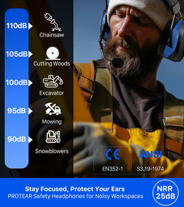 <span class=keywords><strong>Casque</strong></span> anti-<span class=keywords><strong>bruit</strong></span> numérique AM/FM Bluetooth 30 dB, protection auditive électronique pour le tir - Product Image 4