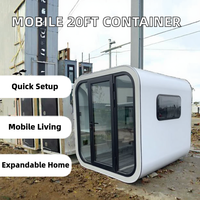 Oficina Prefabricada para Jardín de 12 m² |   Espacio de Trabajo Modular Aislado para Patio Trasero con Puerta de Vidrio