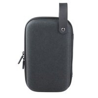 Étui de rangement pour accessoires électroniques EVA, sac organisateur portable pour gadgets numériques avec poche en filet, sangles de fixation élastiques, sangle de transport
