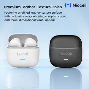 หูฟังไร้สาย Miccell Wholesale TWS แบบกึ่งใส่ในหู เสียงสเตอริโอคุณภาพสูง HIFI บลูทูธ <span class=keywords><strong>6</strong></span>.0 สำหรับฟิตเนสและกีฬา - Product Image 5