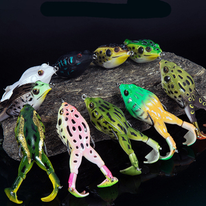 Nouvelle arrivée 90mm 13g doux <span class=keywords><strong>Whopper</strong></span> <span class=keywords><strong>Plopper</strong></span> palme rotative Topwater pêche grenouille <span class=keywords><strong>leurre</strong></span> - Product Image 1