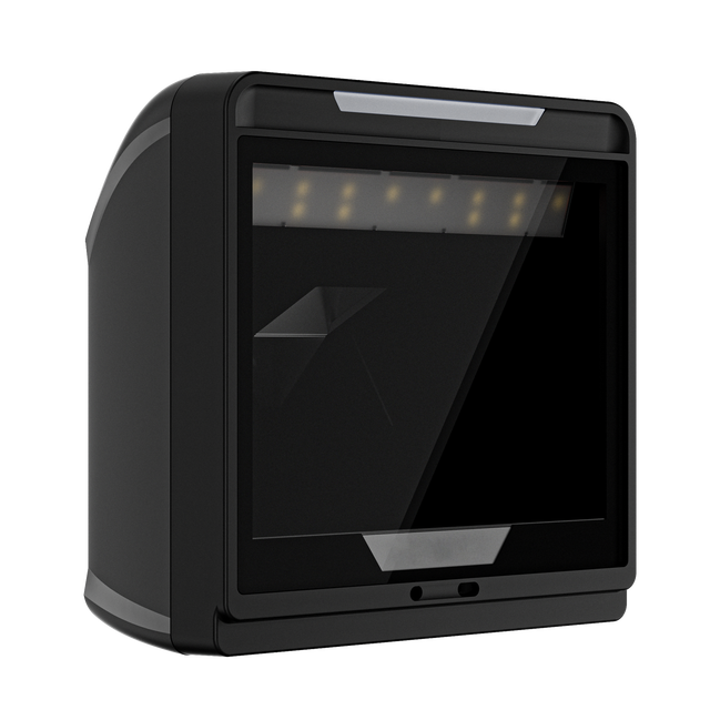 High Performance 2D Omni-directional Barcode Scanner with Big Window Desktop Design CMOS USB Interface Stock Available