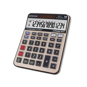 Calculator GT 77 Lcd Display 14 Digit Big Size Calculator Calculate Shipping Cost