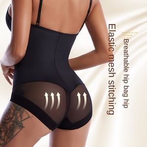 Soutien-gorge triangle en dentelle à décolleté plongeant en V pour <span class=keywords><strong>femme</strong></span>, avec coussinets de poitrine intégrés, effet gainant et sculptant l'abdomen, type <span class=keywords><strong>corset</strong></span> - Product Image 4