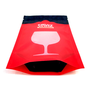 Nhựa Tùy Chỉnh với cửa sổ rõ ràng Túi Mylar có thể khóa lại đứng lên túi dây kéo túi doypack cho túi bao bì rượu trái cây - Product Image 5