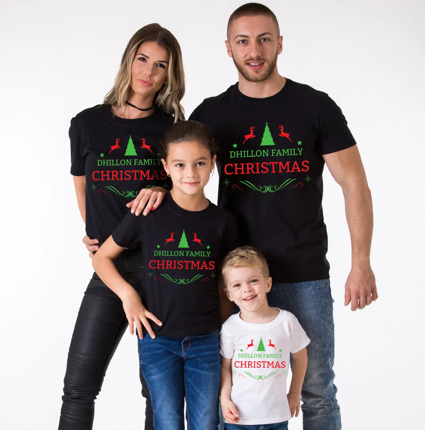 Commercio all'ingrosso Abiti Per Adulti Kid Tshirt Vestito Mamma E Figlia T-shirt Papà e Figlio Bambini Del Bambino Di Natale Famiglia di Corrispondenza Set