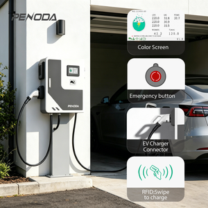 Chargeur rapide DC Penoda GBT CCS2 double pistolet 20-40kW, station de recharge pour véhicules électriques, nouveau système de facturation intelligent OCPP1.6J - Product Image 6