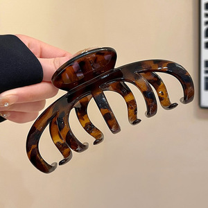 Pinzas para el Cabello con Diseño de Leopardo, Venta al Por Mayor de Fábrica, Plástico y PC Esmerilado de Alta Calidad, Unisex, Uso Diario, 13CM, Decoración para el Cabello - Product Image 4