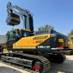 Excavatrice hydraulique sur chenilles d'occasion Hyundai 330lc-9s, fabrication coréenne d'origine, excavatrice lourde d'occasion Hyundai 330 - Product Image 2