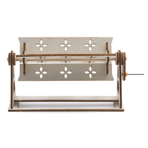 Kit de modelo de madera con manivela para experimentos de educación científica, juguete de montaje DIY para niños de 4 a 6 años, forma geométrica, manual - Product Image 2