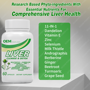 Bán buôn OEM gan làm sạch và giải độc bổ sung Trung Quốc thảo dược gan cai nghiện làm sạch viên nang - Product Image 3