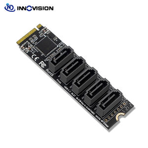 الداخلية <span class=keywords><strong>M</strong></span>.<span class=keywords><strong>2</strong></span> <span class=keywords><strong>M</strong></span>-مفتاح إلى 5 SATA 3.0 منافذ 6 جيجابايت/ثانية محول بطاقة ل حاسوب شخصي مكتبي/NAS - Product Image 1